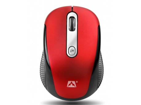 JETION Miš USB bežični DMS060, Optical Cordless, 1600dpi, crveni