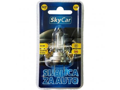 SKY CAR Sijalica za auto H7 12V 55W Clear E4