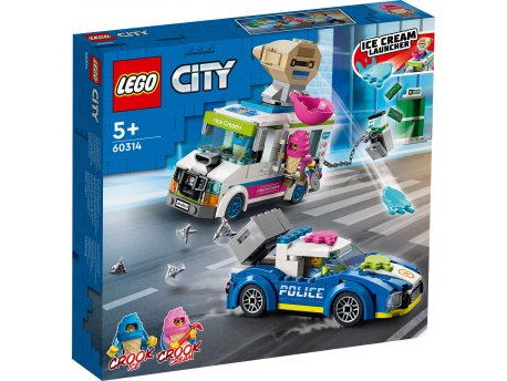 LEGO 60314 POLICIJSKA POTERA ZA KOMBIJEM ZA SLADOLED