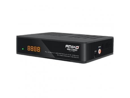 Amiko Full HD satelitski + zemaljski T2/C, H.265 / HEVC Codec podrška