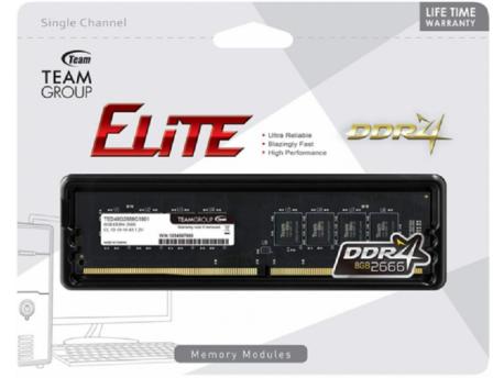 TEAM GROUP DDR4 TEAM ELITE UD-D4 8GB 2666MHZ 1,2V 19-19-19-43 TED48G2666C1901