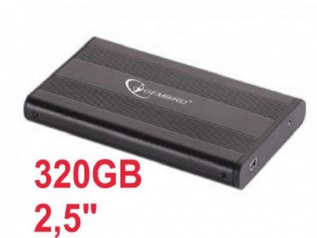 GEMBIRD HDD 2.5'' + USB 2.0 SATA eksterno kućište 320GB MK3276GSX 1290