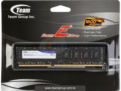 TEAM GROUP DDR3 Team Elite 4GB 1600MHz TED34G1600C1101