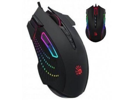 A4 TECH Bloody RGB Gejmerski optički miš, 2000Hz/100-8.000 Dpi, Black USB 125mm A4-J90S