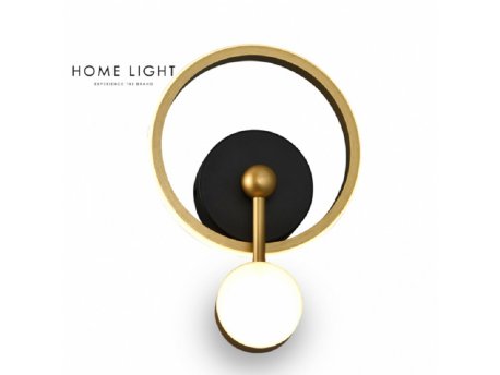 VESTA 468 ZIDNA LAMPA 15W 3000K CRNA/BRUSENO ZLATO