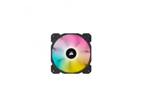 CORSAIR ICUE SP140 RGB ELITE Performance PWM 140mm ventilator crni