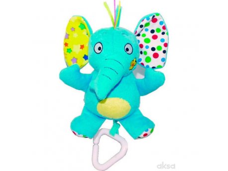 BIBA TOYS Plišana muzička igračka - slon