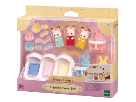 EPOCH SYLVANIAN TRIPLETS CARE SET