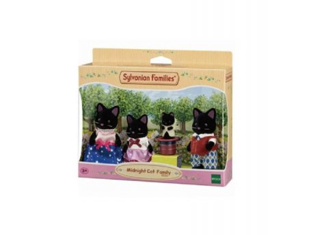 EPOCH SYLVANIAN MIDNIGHT CAT FAMILY