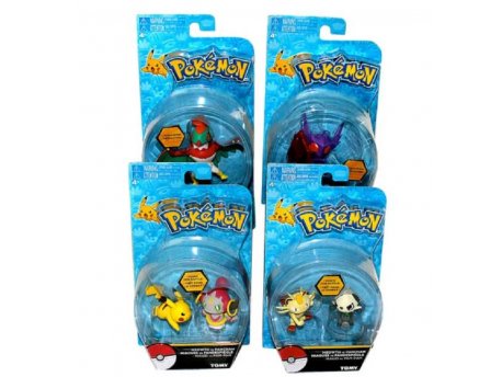 TOMY POKEMON FIGURE 2 KOM BLISTER