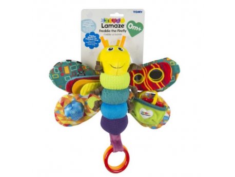 TOMY LAMAZE PLIŠANA ZVEČKA FREDDIE THE FIREFLY
