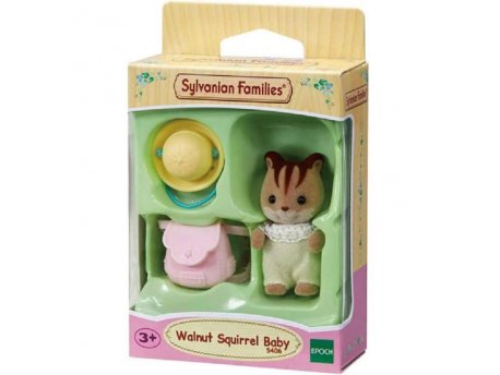 EPOCH SYLVANIAN WALNUT SQUIRREL BABY (NEW)