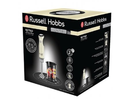 RUSSELL HOBBS Blender štapni Retro Cream - Bež