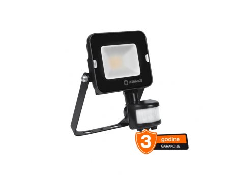 LEDVANCE LED reflektor sa PIR senzorom 10W, crni