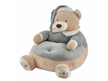 BABYJEM FOTELJA  FLUFFY MEDA SIVI