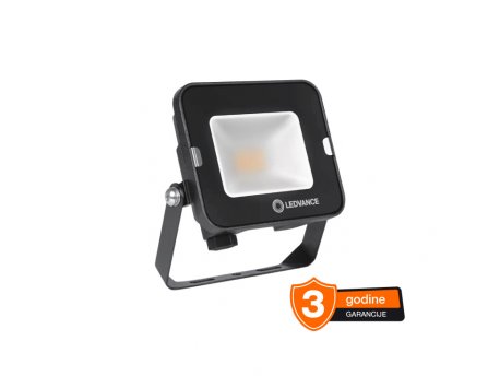 LEDVANCE LED reflektor 10W hladno bela, crni