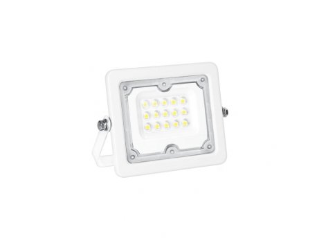 PROSTO LED reflektor 10W dnevno svetlo, beli