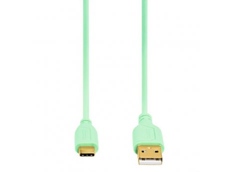 HAMA USB-C Kabl,Fleksibilan,Bakar,Pozlata, 0.75m Zeleni 135786