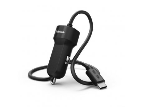 HAMA Auto Punjač USB Tip-C, 3A 173618