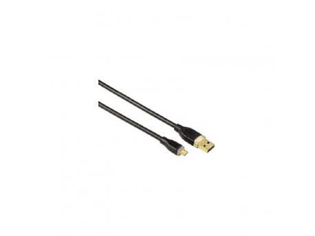 HAMA USB kabal USB A na Micro USB B 1.8m, zlatan 78419