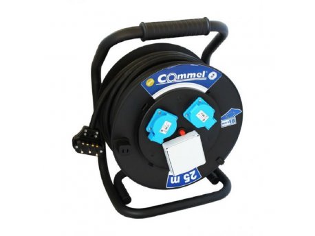 COMMEL Kabl sa motalicom PVC bubnj 320mm šuko trofazn 25m H05VV-F 5G2,5 C0914
