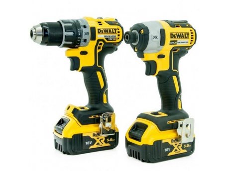 DeWALT DCK268P2T set aku alata, 2x5.0Ah, DCD791 + DCF887