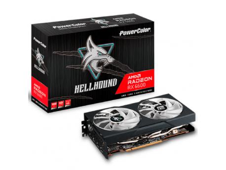 POWER COLOR Radeon RX 6600 Hellhound 8GB GDDR6 AXRX 6600 8GBD6-3DHL