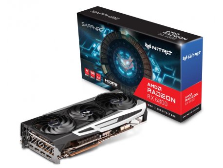 SAPPHIRE AMD Radeon RX 6800 OC 16GB 256bit NITRO+ RX 6800 OC 16GB (11305-01-20G)