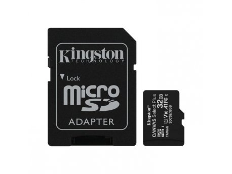 KINGSTON MikroSD Mem.Kart.32GB King.SelectPlus CL10 2kom