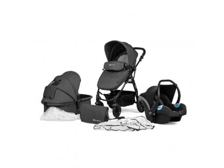 KINDERKRAFT Kolica za bebe Moov 3u1 Black