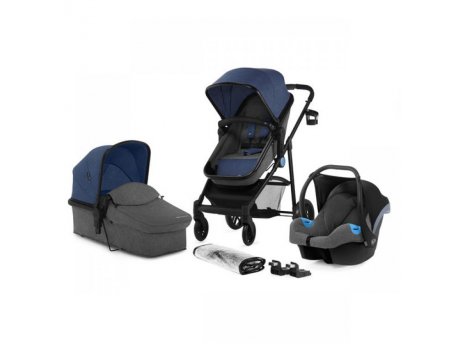 KINDERKRAFT Kolica za bebe Juli set 3u1 denim