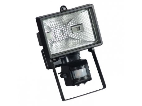 COMMEL Halogeni Reflektor Detekt Pokreta 230V 400W Crni