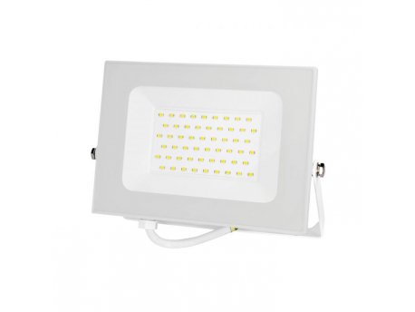 COMMEL LED Reflektor 50W 4000K, 4250lm 30kh, Beli