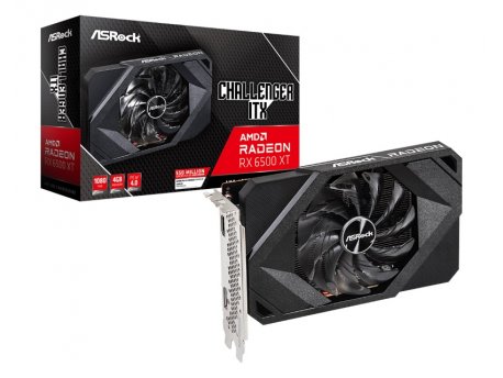 ASROCK AMD Radeon RX 6500 XT Challenger ITX 4G 4GB 64bit RX6500XT CLI 4G