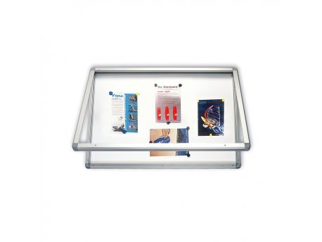 2X3 TABLA OGLASNA  GS196 SA VRATIMA I INBUS KLJUČEM, BELA MAGNETNA 60×90