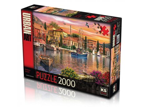 PERTINI Puzzle 2000 delova, Zalazak sunca