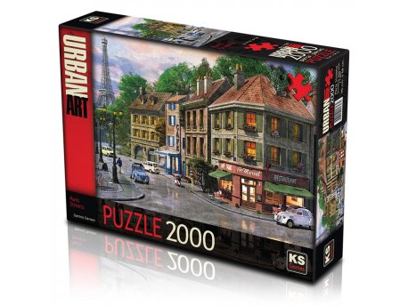 PERTINI Puzzle 2000 delova, Ulice Pariza