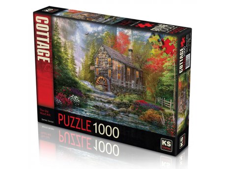 PERTINI Puzzle 1000 delova, Drveni mlin