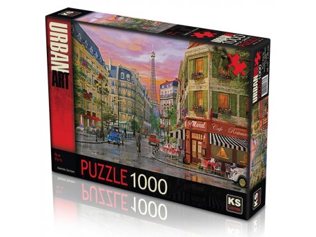 PERTINI Puzzle 1000 delova, Rue Paris