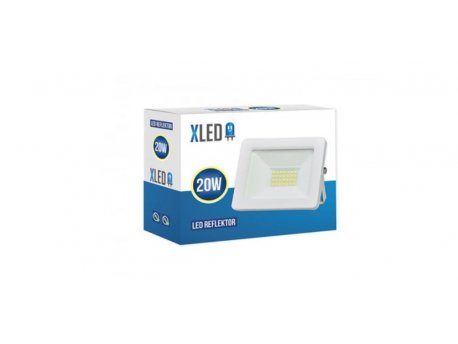 XLED Led reflektor 20W,6500K,1600Lm,IP 65, AC220-240V, beli