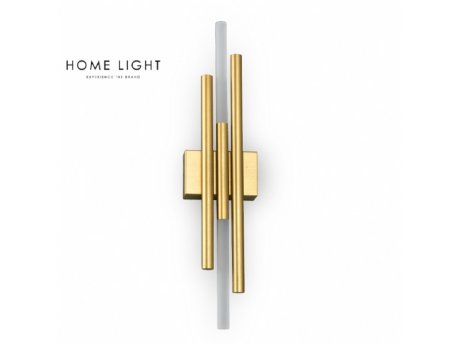 VESTA 474 ZIDNA LAMPA 12W 3000K BRUSENO ZLATO