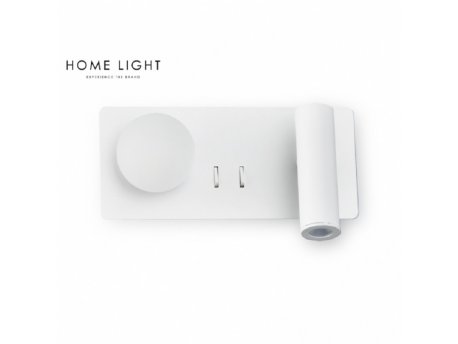 VESTA 478 ZIDNA LAMPA 3W+3W 3000K BELA