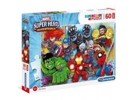 CLEMENTONI PUZZLE 60 MAXI SUPERHERO PUZLE