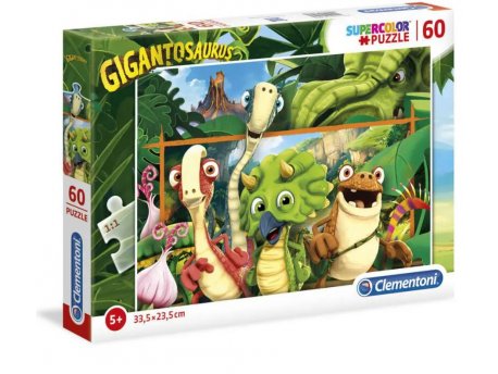 CLEMENTONI Puzzle 60 GIGANTOSAURUS
