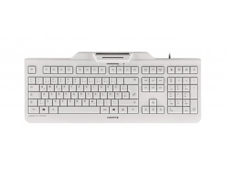 CHERRY KC-1000SC tastatura sa čitačem smart kartica, USB, bela