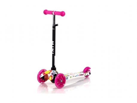 LORELLI BERTONI TROTINET MINI PINK FLOWERS