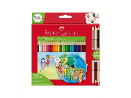 FABER-CASTELL Drvene bojice Children of the world 1/24 201745