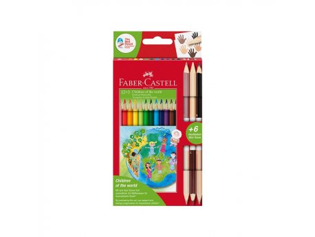 FABER-CASTELL Drvene bojice Children of the world 1/12 201744