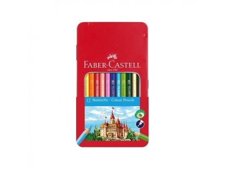 FABER-CASTELL Drvene bojice Vitez 1/12 metalna kutija 115801