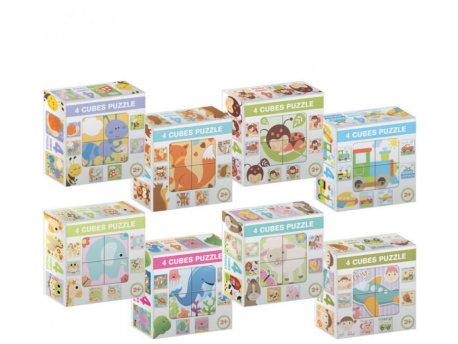 ED Kocke Puzzle 4 kom, asortimanski artikal